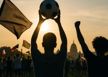 Celebración global futbolística