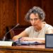 María Gertrudis Alcázar, durante su comparecencia ante el Senado.