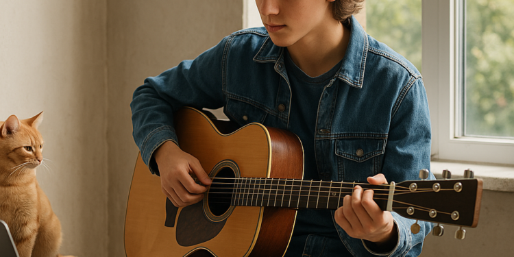 Hijo de Trudeau, Xav, luce denim y crea música.