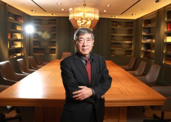 Kenneth Akito Oye, politólogo estadounidense, fotografiado en la fundación Ramón Areces, en Madrid.
