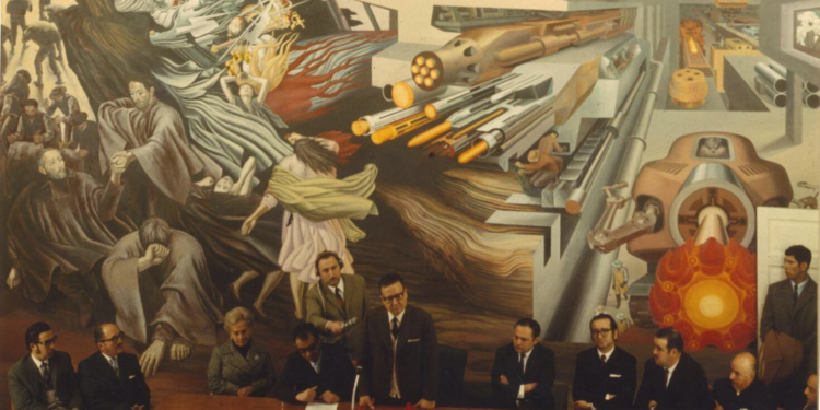 Chile rescata un mural ocultado por la dictadura de Pinochet tras el golpe de Estado de 1973