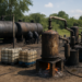 Criminales gestionaban su propia refinería