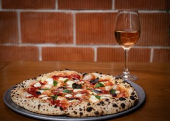 Una pizza Margherita en el restaurante Chuí, en Ciudad de México, el 27 de mayo de 2025.