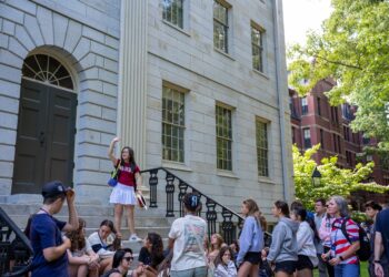 Estudiantes de Harvard, el 8 de junio.