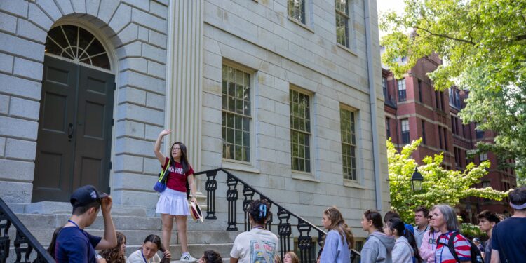 Estudiantes de Harvard, el 8 de junio.