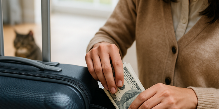 La empleada que hurtaba durante viajes.