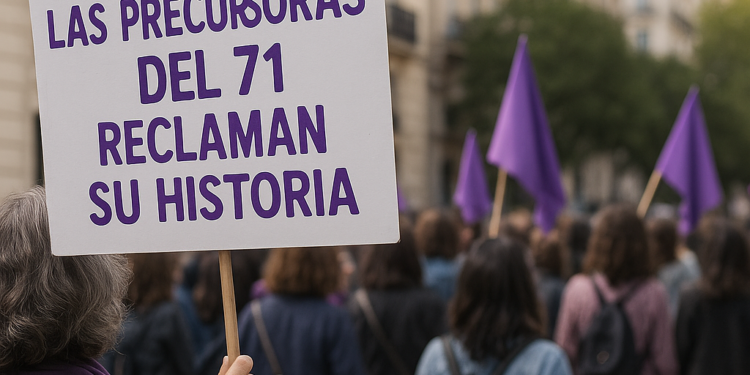 Las precursoras del 71 reclaman su historia.