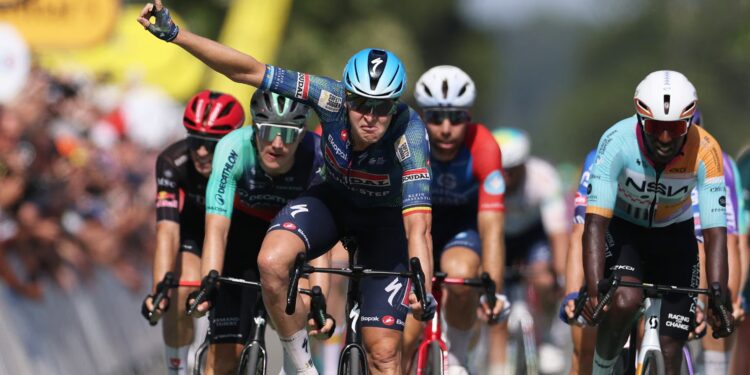Merlier, impresionante, repite victoria al ‘sprint’ en el Tour de Francia