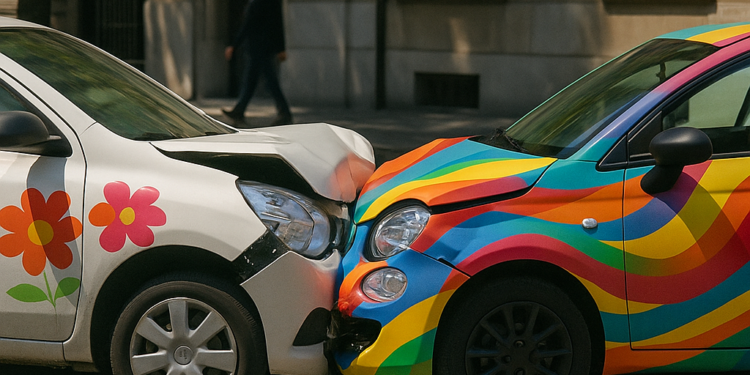 ¡Impresiones! ¡Estilo! ¡Color! ¿Pueden los choques ser elegantes?
